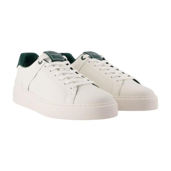 BALMAIN Men Sneakers HM1VI288LVTR GYR white
