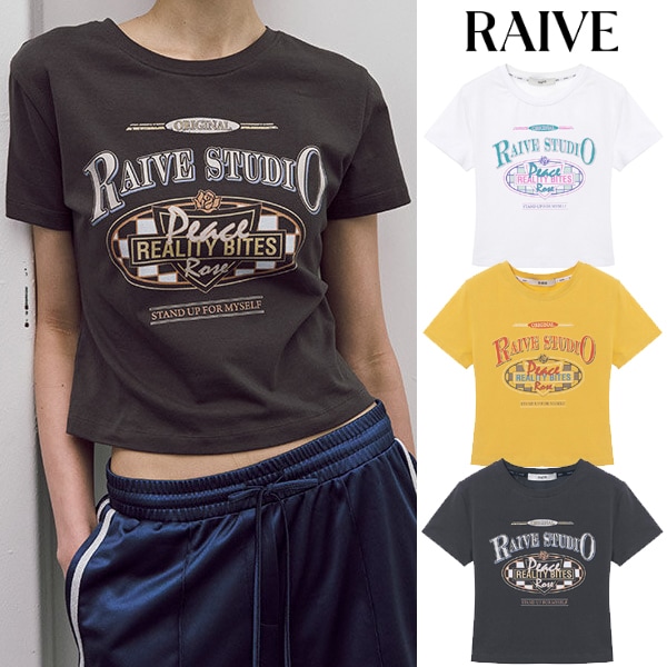 チェッカー ボード ベビーフィット グラフィック 半袖 Tシャツ_3色