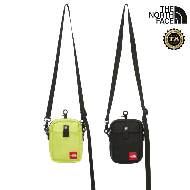 26SS新作 NN2PS41 TNF RED BOX SMALL CARRY BAG ミニポーチ スマホポーチ 縦型 斜めがけ 軽量 小物収納 通勤 通学 旅行 タウンユース シンプル 韓国 コーデ提