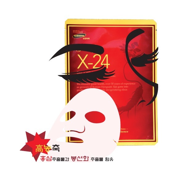 ginseng X-24(紅参マスクパック-テンセル)/