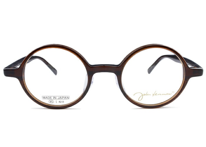 メガネ ジョンレノン John Lennon jl-6016 c.4 ブラウン （フレームのみ / 度付き / 度なし 伊達） メンズ レディース jl3