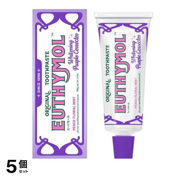 EUTHYMOL 歯磨き ホワイトパープル ピーチフローラルミント 106g 5個セット 5,796円