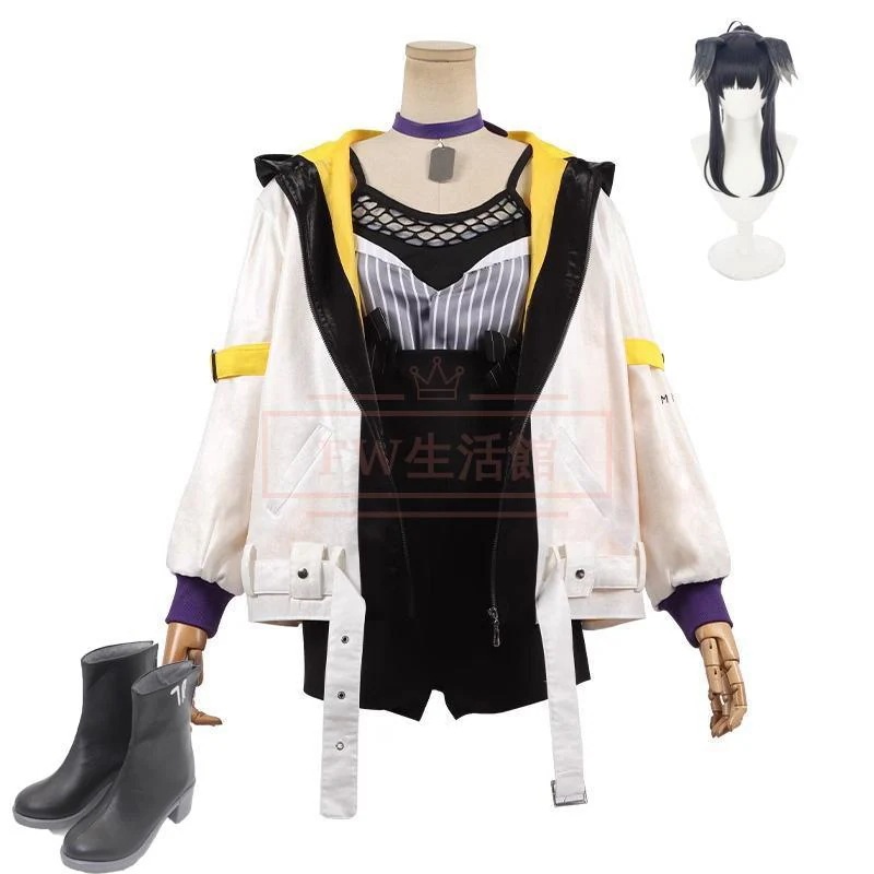 ブルーアーカイブ Blue Archive 猫塚ヒビキ コスプレ衣装 ウィッグ靴 コスチューム 演出服 アニメ ゲーム ハロウィン cosplay 変装