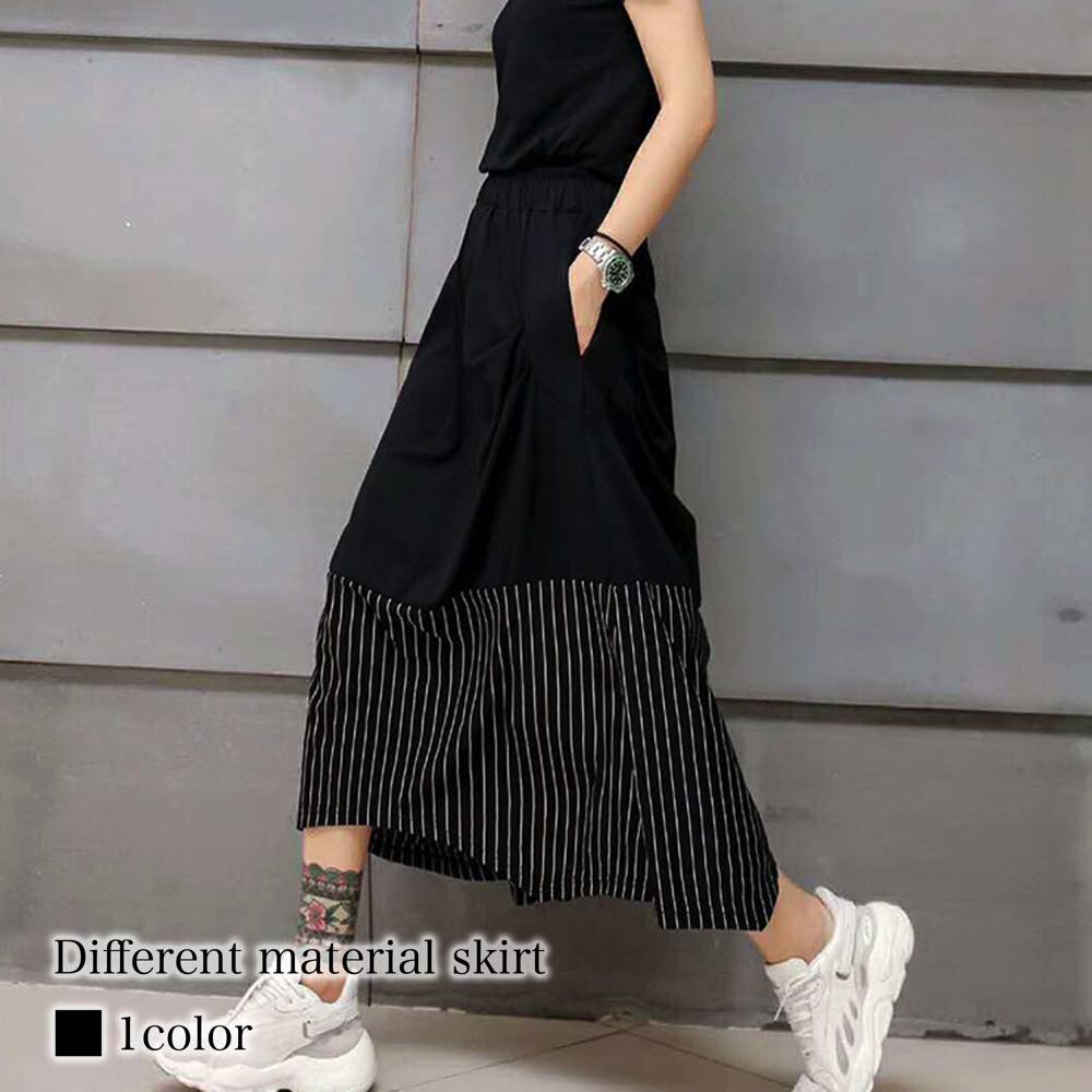 スカート レディース 異素材スカート カジュアル ワンピース ゴルフウェア ひざ丈 夏 スカーチョ きれいめ ロングスカート 裏地 フレアスカート 大人 40代 タイトスカート プリーツスカート 春