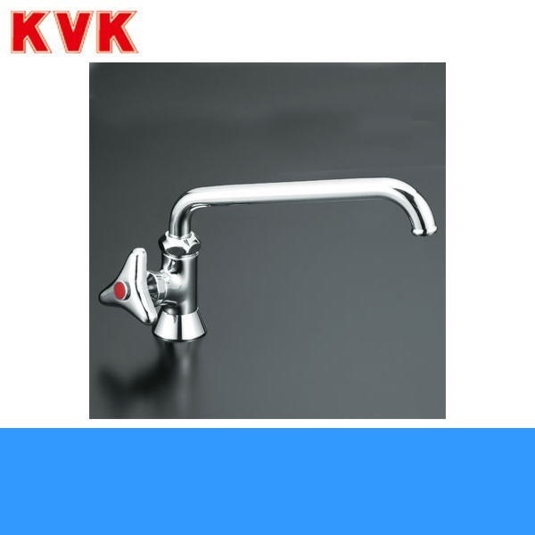 K16NDVLR30 立形自在水栓左ハンドル300mmパイプ付[]