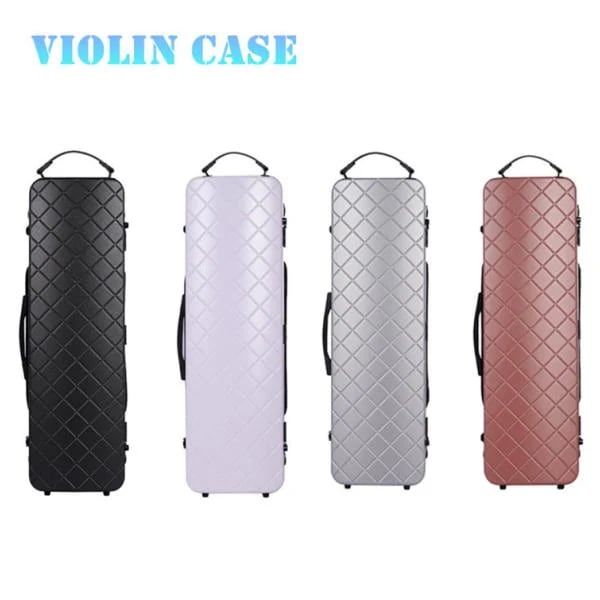 VIOLIN CASE バイオリンケースサイズ 4/4 楽器 管楽器 カーボンファイバー製 軽量 堅牢 ケース クッション付き 3WAY リュック ショルダー 手提げ 14,895円