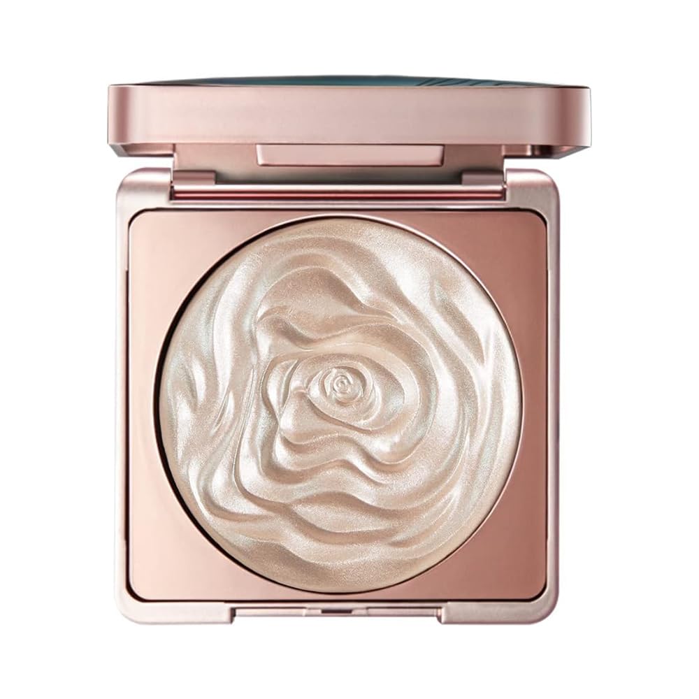 花西子 FLORASIS 双花彫刻 ハイライト 上品なツヤ感 素肌感 ナチュラルメイク 自然な肌色 透明感を演出 扱いやすい 立体感のある顔立ち キラキラ (01 パールシャンパンゴールド)