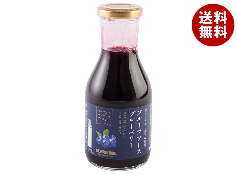 和歌山産業 フルーツソース ブルーベリー 320g×6本入×(2ケース)