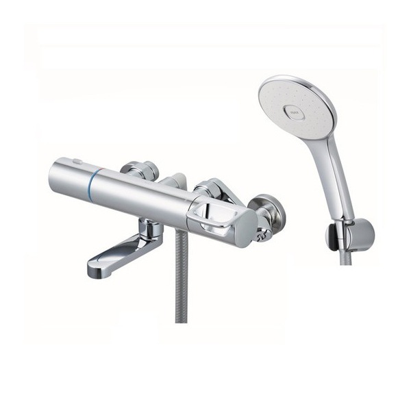 RBF-913NE [サーモスタットバス水栓 メッキハンドル エコアクアシャワー 寒冷地用 洗い場専用短尺吐水口]