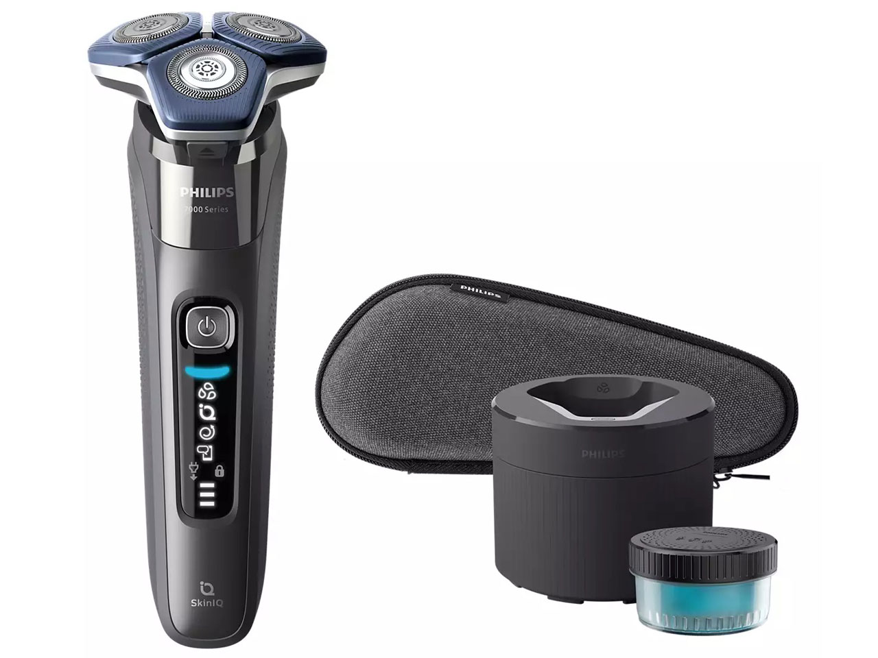 PHILIPS SkinIQテクノロジー搭載メンズ電気シェーバー 7000シリーズ S7887/50 [ダーククローム] 即納OK