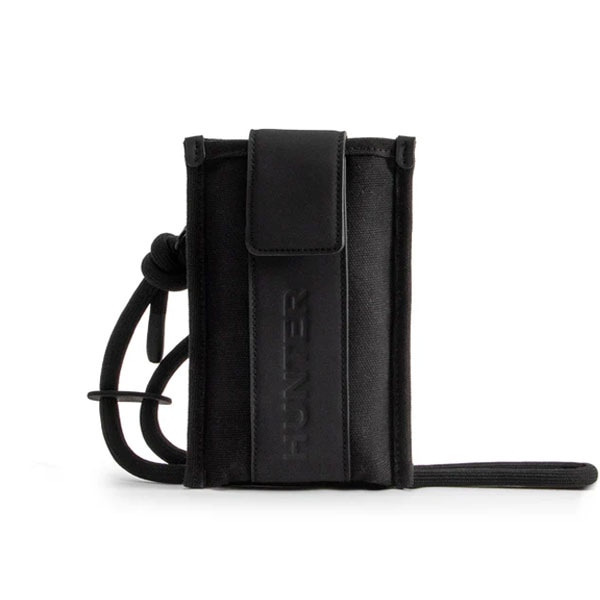 返品交換不可 現品限り処分 ハンター HUNTER リファインド スティッチ キャンバス フォンポーチ ショルダーバッグ UBX3712CAA-BLK