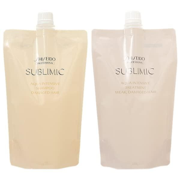 【セット品】資生堂 サブリミック アクアインテンシブ シャンプー & トリートメント W 450ml LSC 6,273円