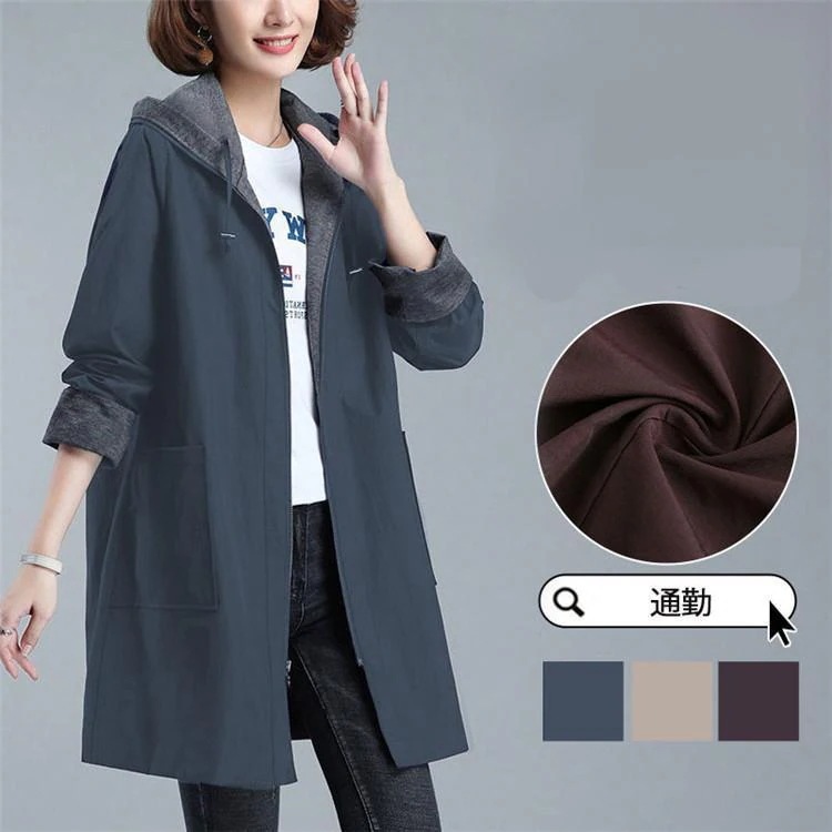 トレンチコート レディース マウンテンパーカー フード付き ジャケット スプリングコート 春コート 春服 カジュアル 秋コーデ 秋服 アウター 薄手