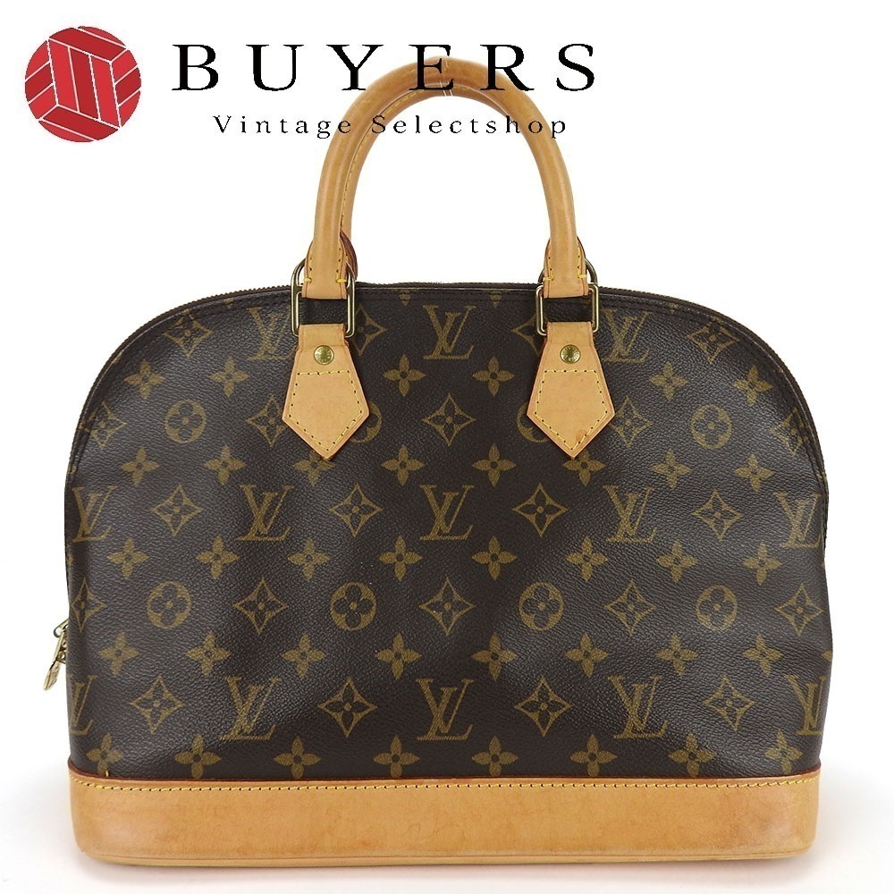 中古 ハンドバッグ アルマ M51130 モノグラムキャンバス ブラウン made in USA 定番 レディース 女性