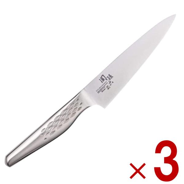 貝印 KAI ペティナイフ 関孫六 匠創 120mm AB5163 包丁 おしゃれ ペティーナイフ ステンレス 包丁 3個