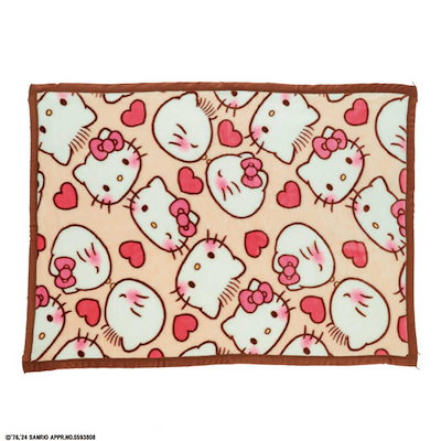 他サイト： 丸眞　ハローキティ スウィートラバー ひざ掛けの商品画像