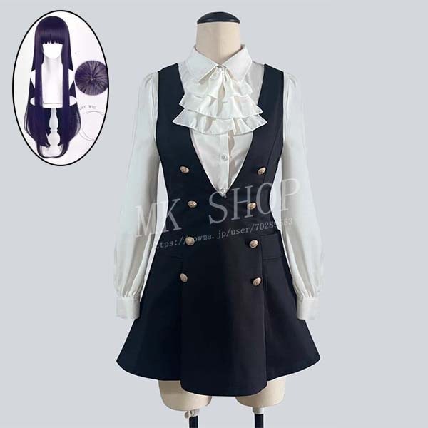 【急速出荷】最低価!格!妖狐×僕SS いぬぼくシークレットサービス 白鬼院 凜々蝶 しらきいん りりちよ コスプレ 衣装 ウィッグ コスチューム 演出服 アニメ ゲーム ハロウィン 変