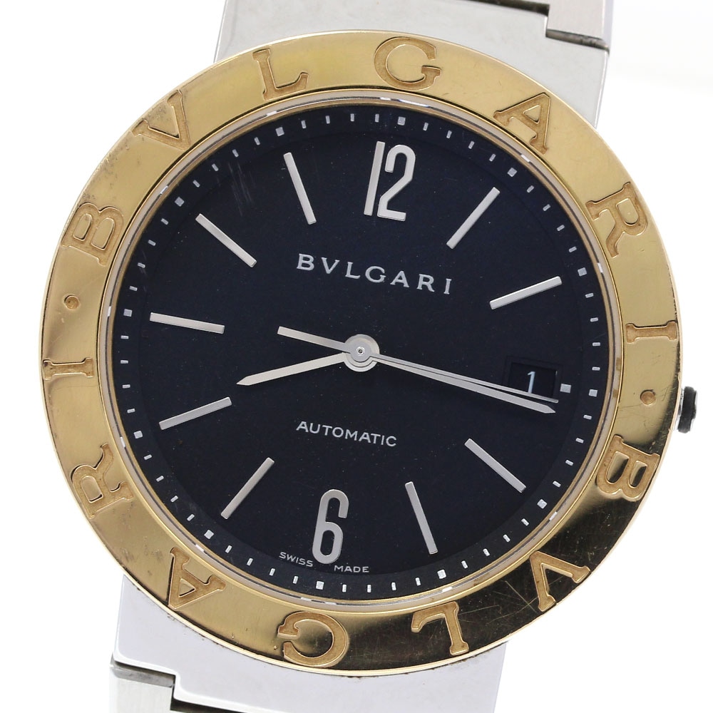 ジャンク ブルガリ BVLGARI BB38SG AUTO ブルガリブルガリ YGコンビ デイト 自動巻き メンズ _831802【中古】