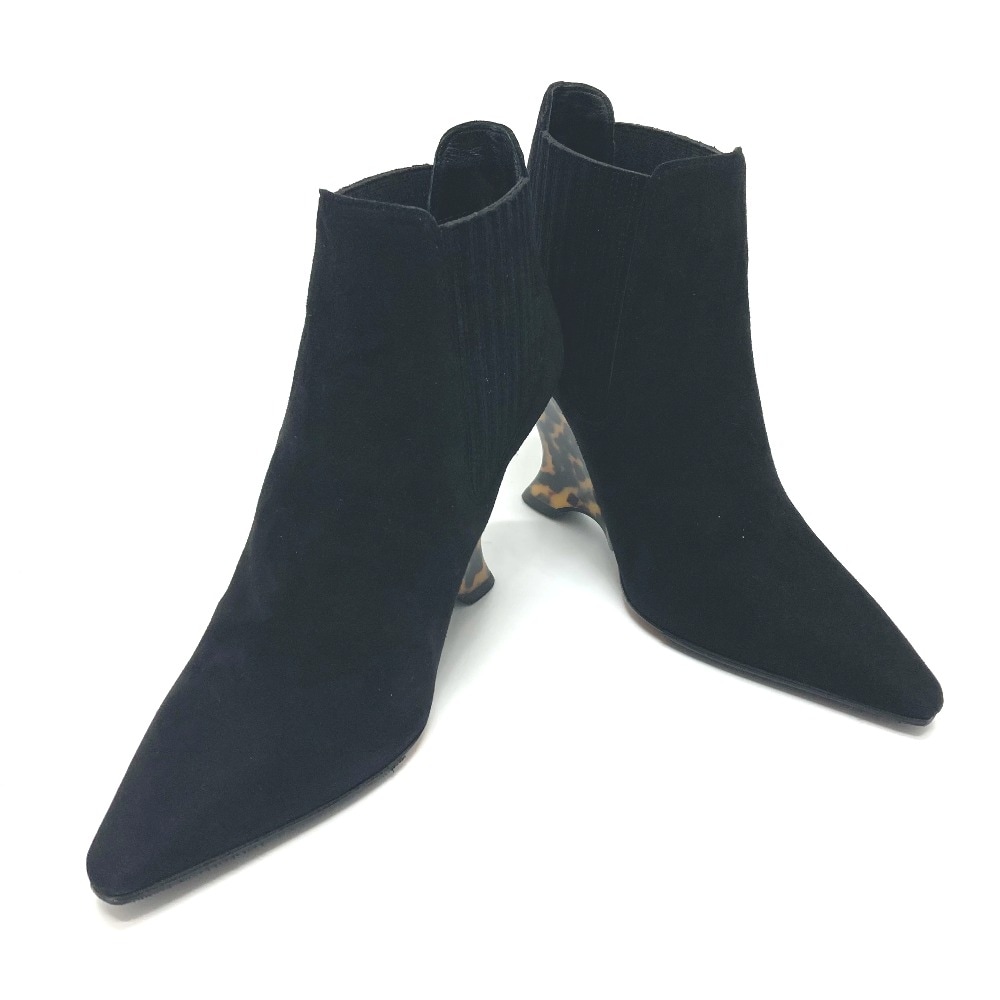 ブーツ ブラックオプティック サイドゴア スエード ブーティー レザー/スエード ブラック