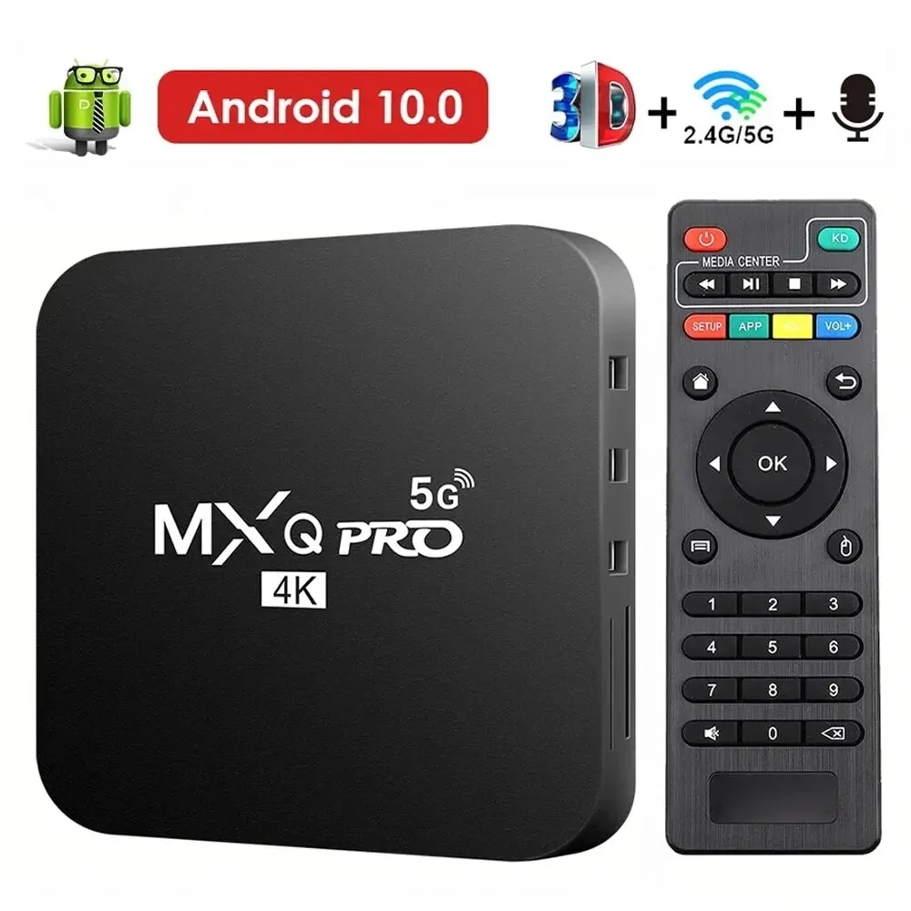 新しいスマート TV ボックス MXQ-PRO 4K HD Android 10.0 スマート TV ボックス 2.4/5G デュアル WIFI 3D ビデオ メディア プレーヤー ホーム シアター
