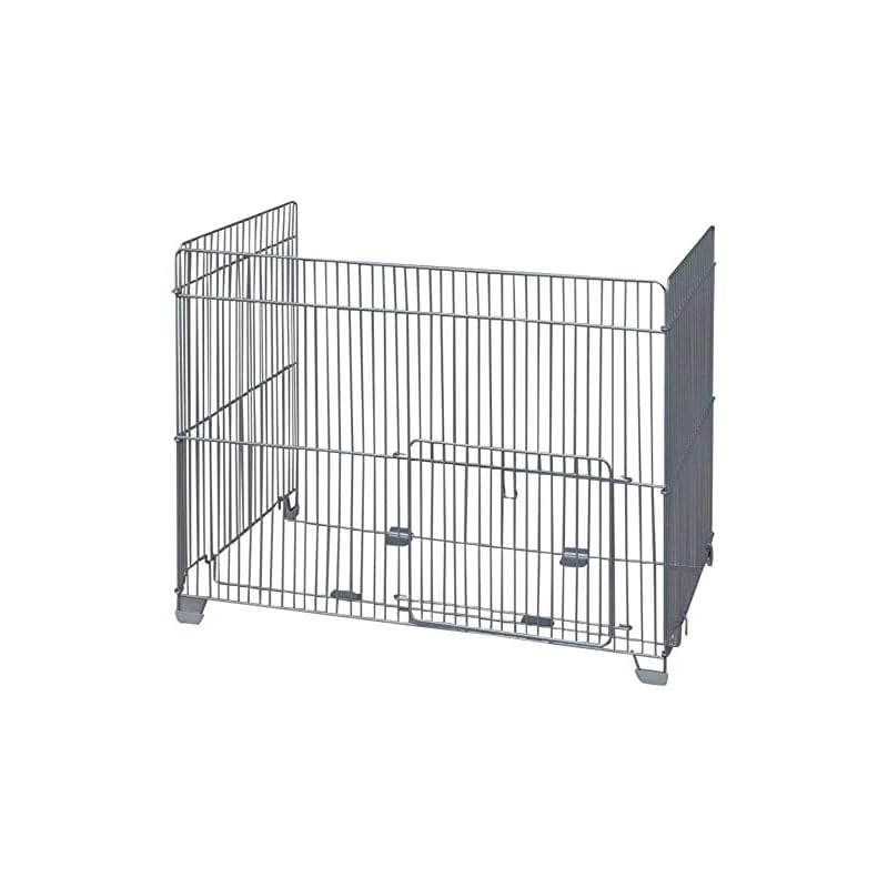 【即納】アイリスオーヤマ ストーブガード 幅85奥行62高さ71 シルバー SS-850N