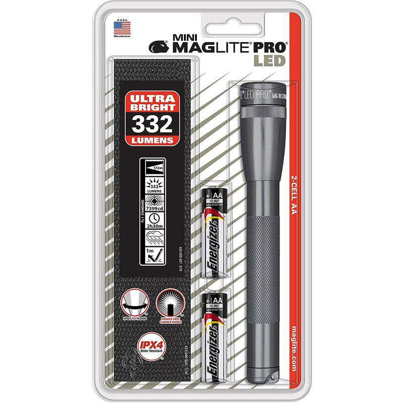 MAGLITE　ペンライト ミニマグライト LED PRO グレー [LED /単3乾電池×2]　SP2P09H