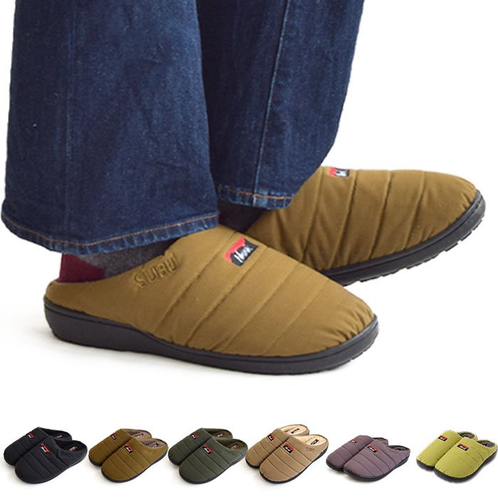 スブ SUBU ヒノック ウィンター サンダル タキビ 靴 秋 冬 保温 防水 起毛 キャンプ アウトドア 室内 スリッパ 持ち運び メンズ レディース NA-3E512