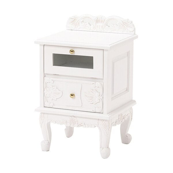 サイドチェスト 姫系 ヴィオレッタ 2段 幅40cm