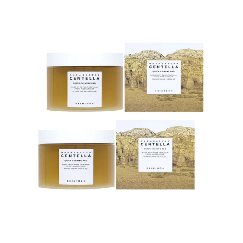 スキンエンジェル マダガスカルセンテラ クイックカーミングパッド 70枚×2個 鎮静ケア・毛穴ケア