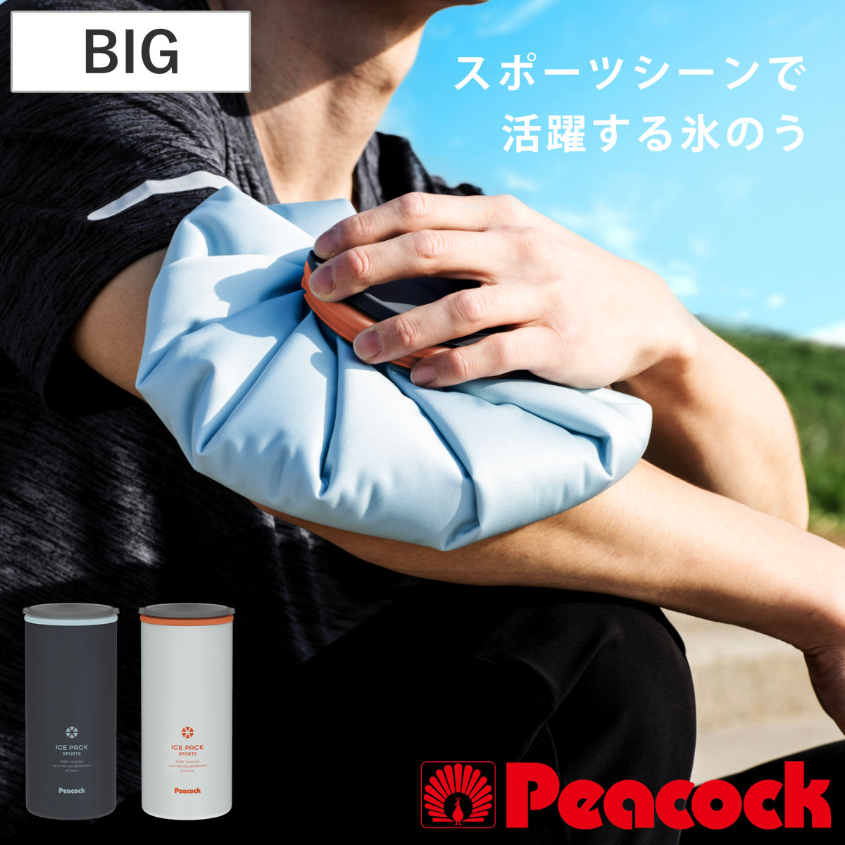 ネッククーラー アイスパック ピーコック 布氷のう スポーツ 氷のう アイスバッグ 氷嚢 保冷 アイシングバッグ 布製 持ち運び スリム 携帯 氷袋 熱冷まし アイスバック アイシング 氷枕