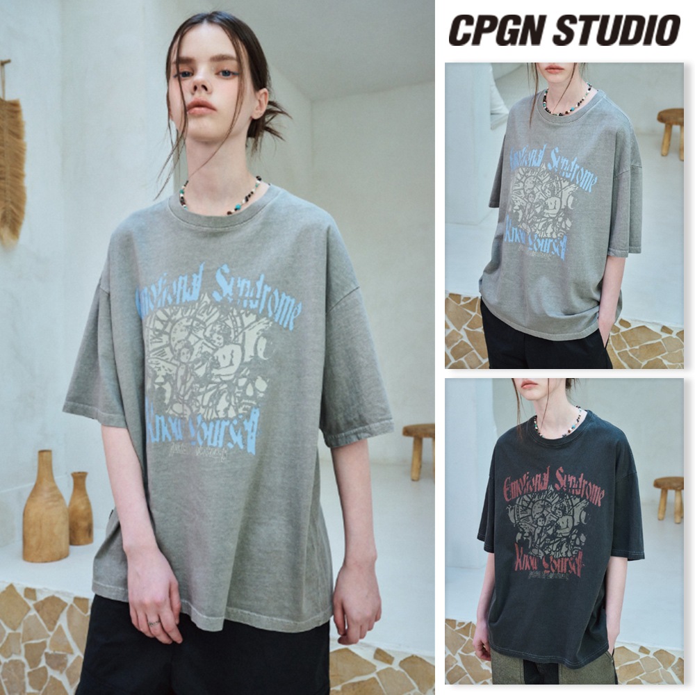 【CPGN STUDIO】 Emotional Angel Pigment Short Sleeve Tee