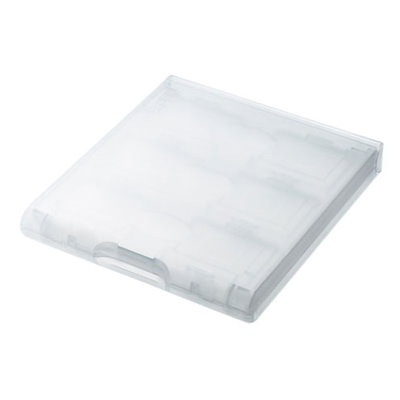 他サイト： サンワサプライ SDカードケース 12枚収納（クリア） FCMMC26CLの商品画像