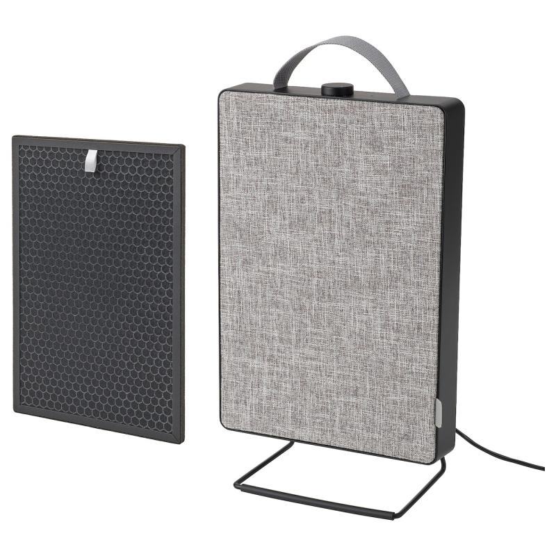 FORNUFTIG フォルヌフティグ 空気清浄機/フィルター ガスクリーニング用付き - ブラック