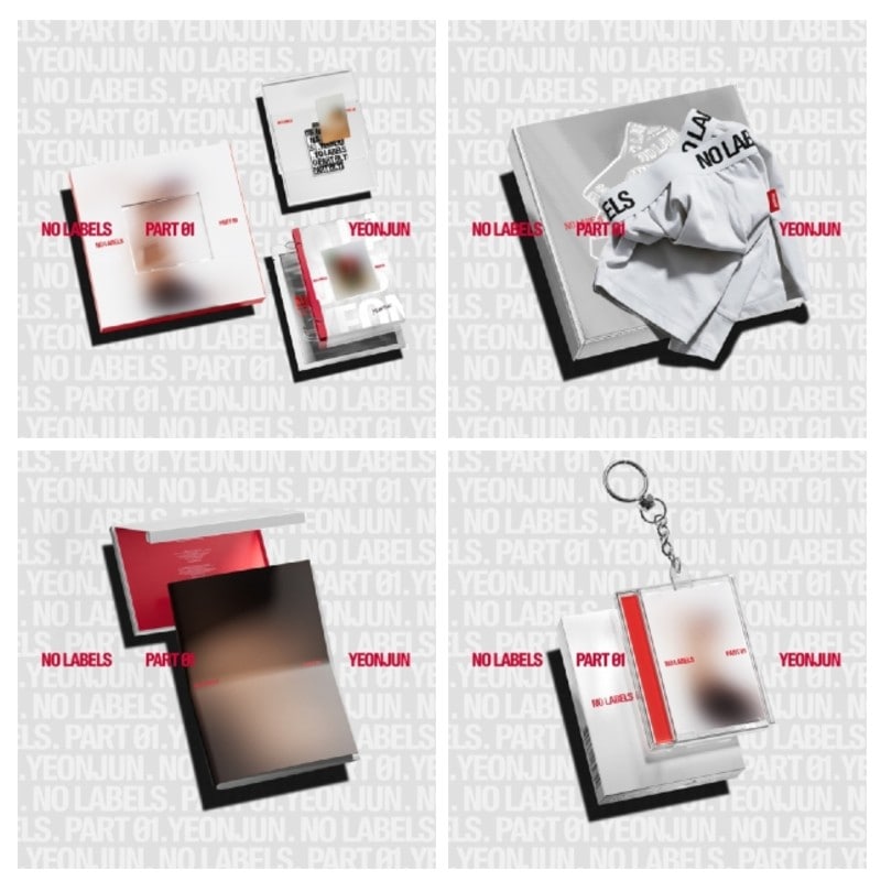 [4種セット] (Trunk1,NoLb1,Ws1,PoCa1) YEONJUN [NO LABELS: PART 01] ヨンジュン 公式グッズ 韓国チャート反映