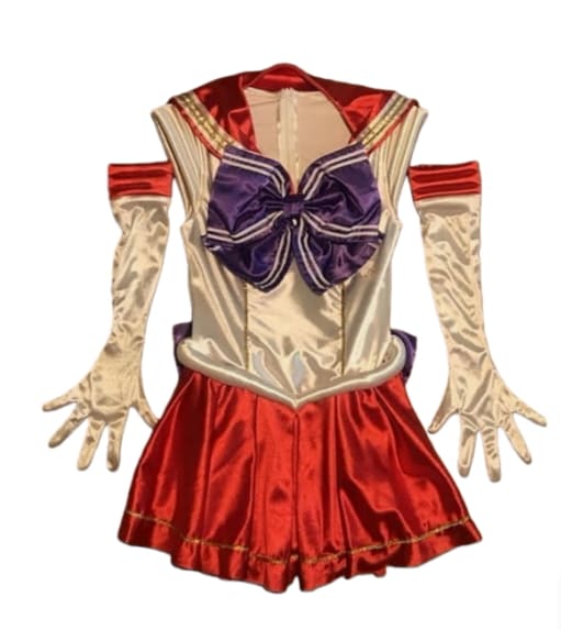 美少女戦士セーラームーン セーラーヒロイン火野レイレオタード光沢サテンにコスプレ衣装