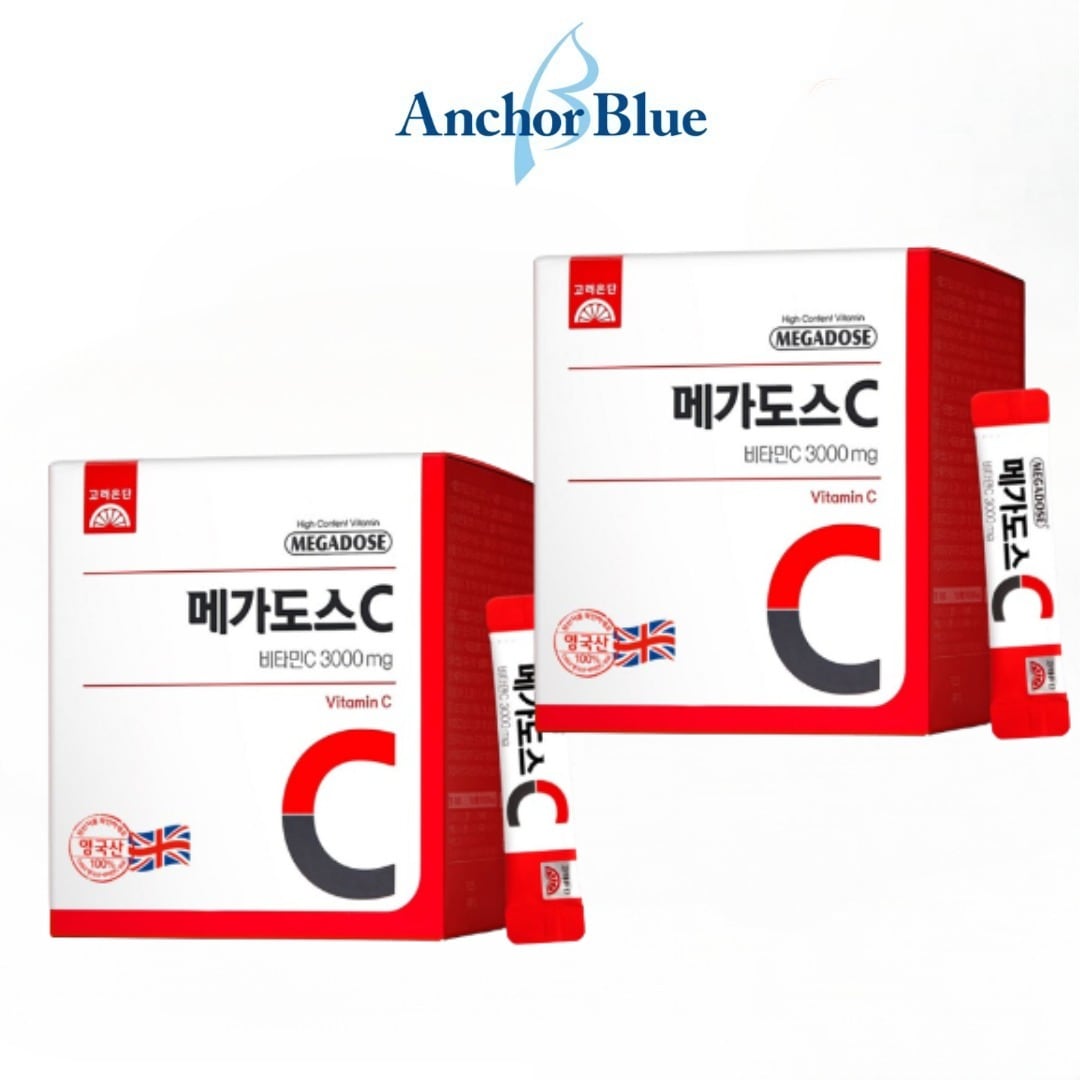 1+1メガドスCビタミンC 3000 mg 3 g 60包免疫風邪サプリメント韓国食パウダー