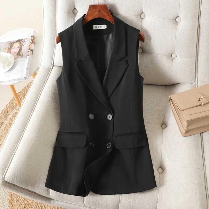 2color レディース トップス ジレ ジレベスト ロングジレ テーラードジレ 羽織り