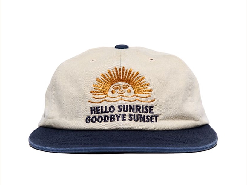 [Korea] 90s Logo 6Panel Cap_Beige&Navy