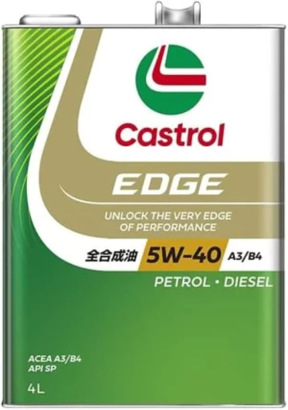 Castrol カストロール エンジンオイル EDGE エッジ 5W-40 4L缶