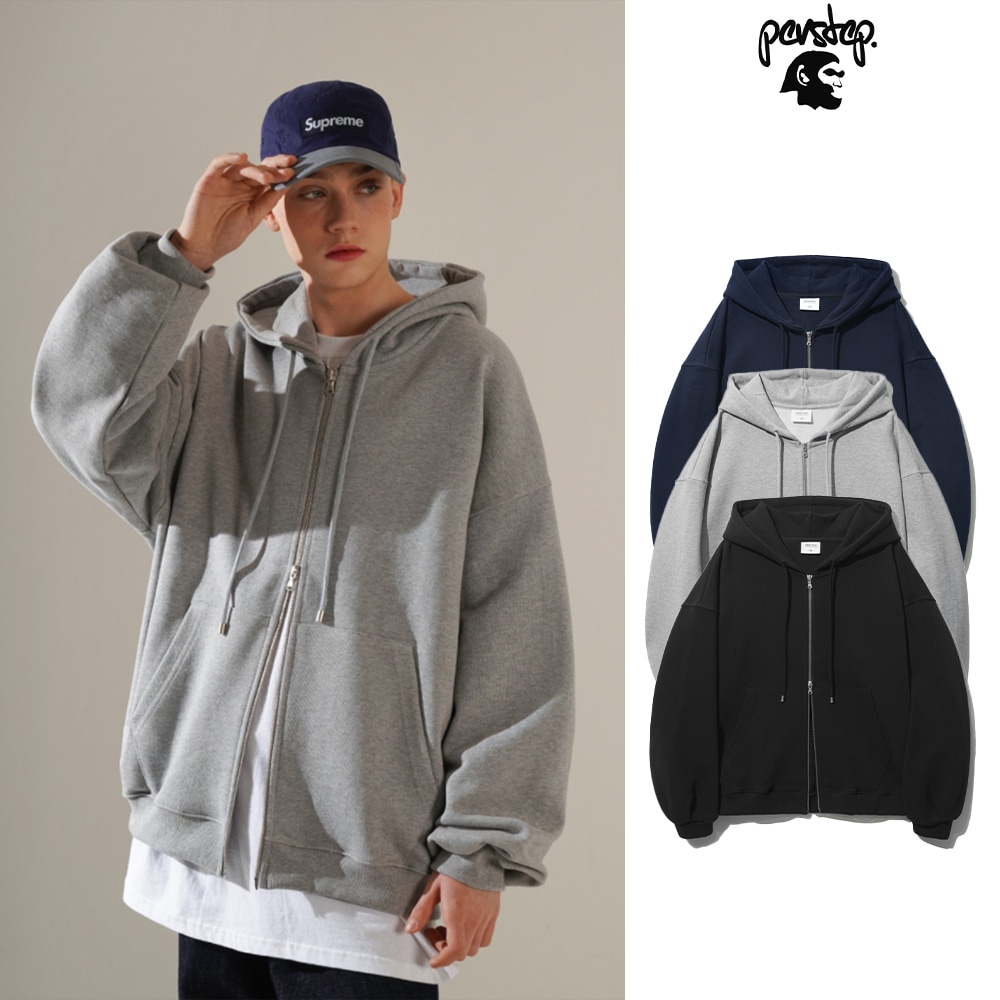 [PERSTEP] MOUNT UP HEAVY HOODIE ZIP UP