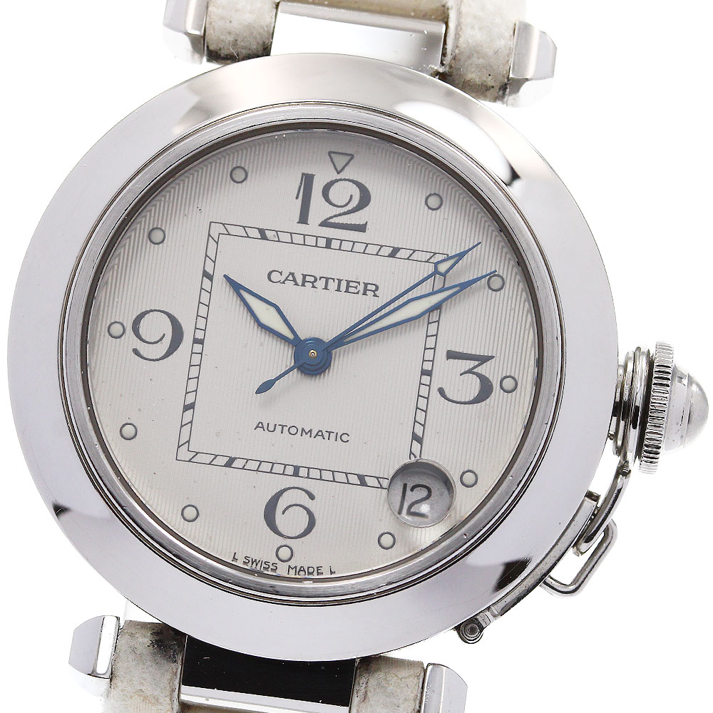 ベルト訳あり カルティエ CARTIER W3106199 パシャC デイト 自動巻き ボーイズ _823200【中古】