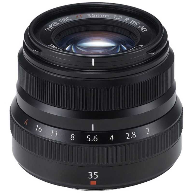 富士フイルム　FUJIFILM　カメラレンズ XF35mmF2 R WR FUJINON(フジノン) ［ FUJIFILM X / 単焦点レンズ ］ ブラック　フジノン XF35mmF2 R WR