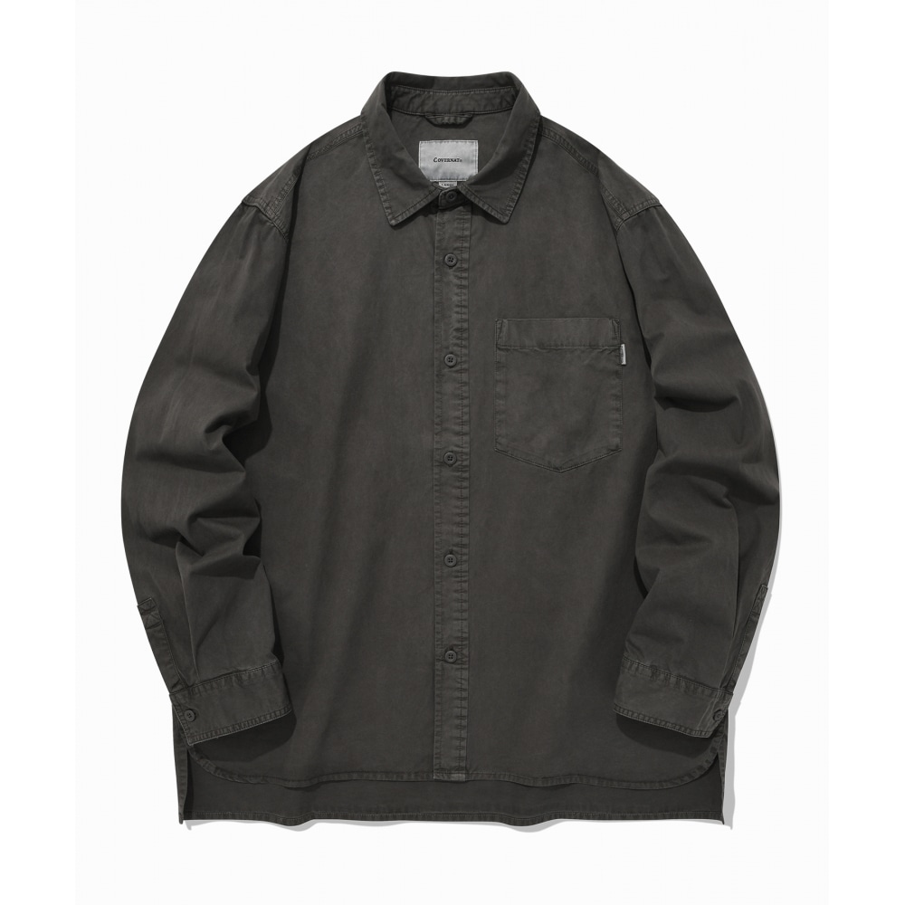 COVERNAT ポケット ダイイングシャツ チャコール 7,985円