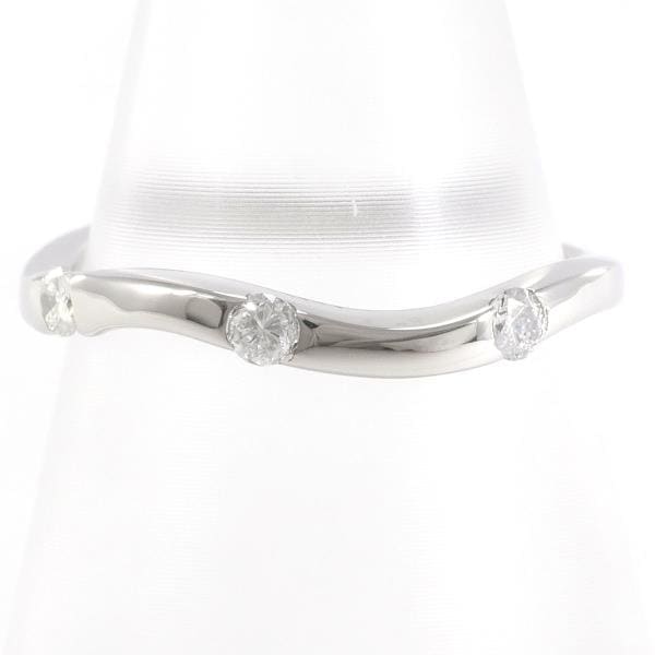 PT900 プラチナ リング 指輪 9.5号 ダイヤ 総重量約2.7g ジュエリー 中古 16,060円