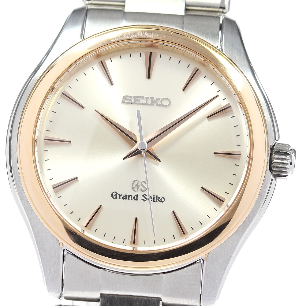 セイコー SEIKO SBGX004/9F61-0A20 グランドセイコー K18PGベゼル クォーツ メンズ 良品 _843600【中古】