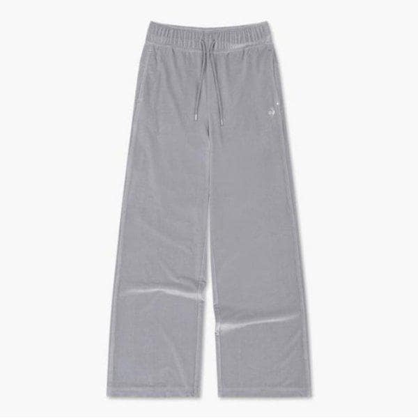 パンツ JQS QP422OFPO1-LGR 女性 ベルベット ストレート パンツ ライトグレー