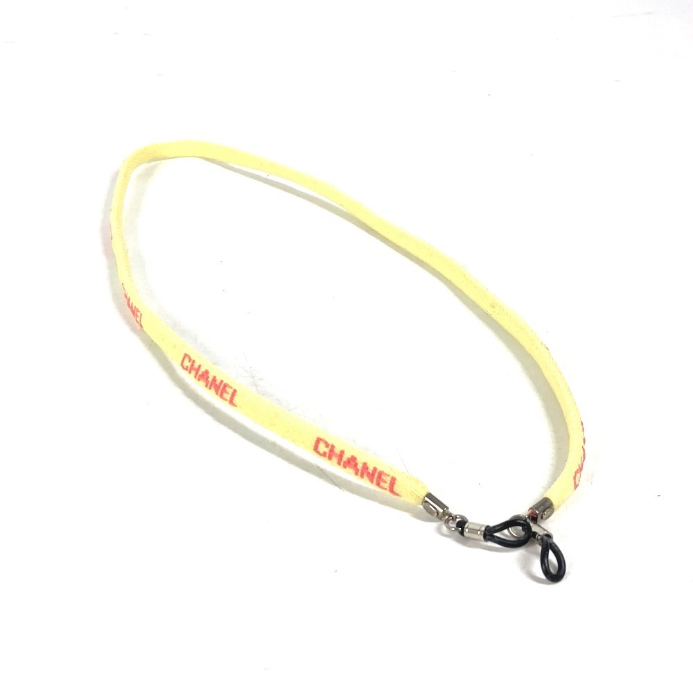 ストラップ グラスコード メガネストラップ アイウェア サングラス 眼鏡 00T メガネ掛け キャンバス イエロー