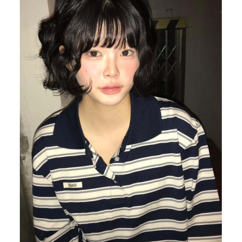 ROCKCAKE Striped Polo TShirt Navy RC24TP16200NA 8,895円