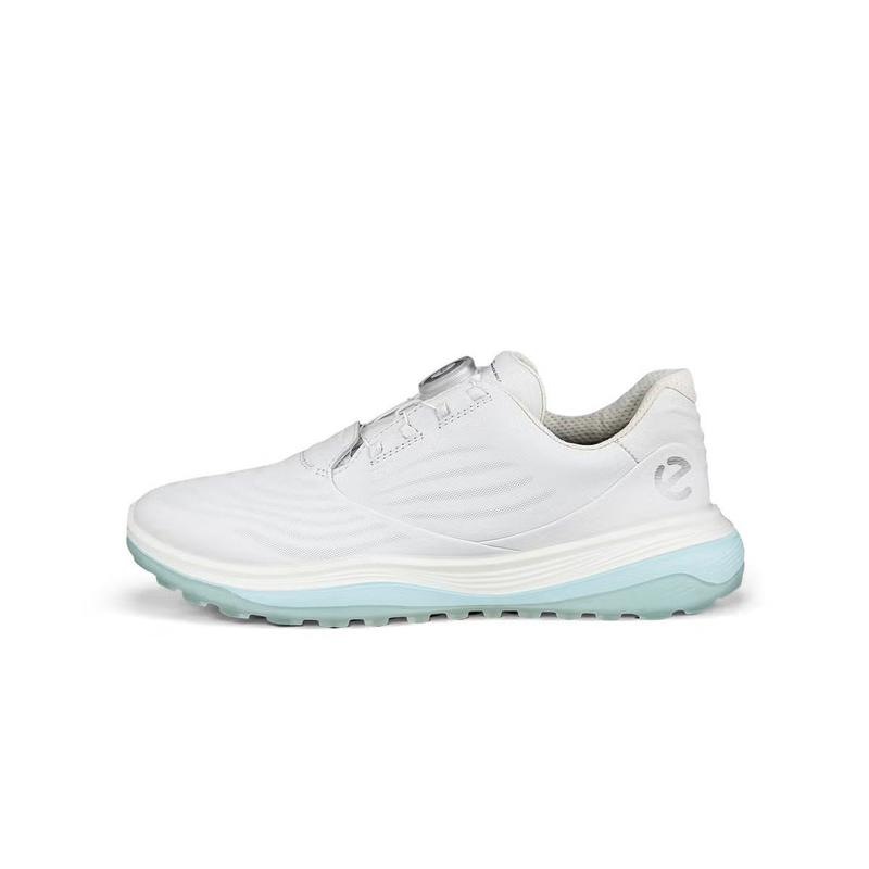 女性ゴルフシューズ ホワイト スパイクレス ハイブリッド 練習シューズ 2025FW
