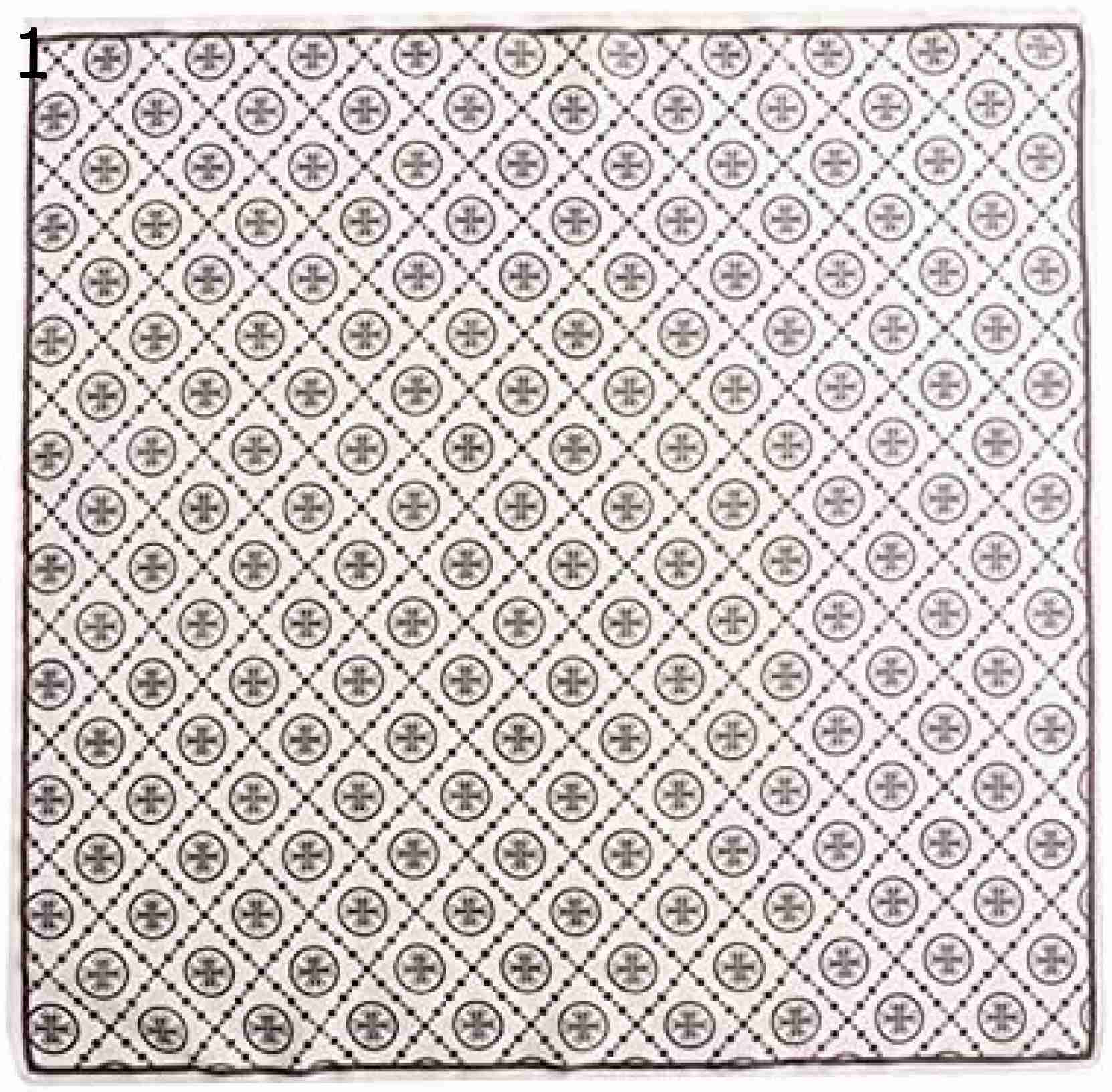 【20%OFFクーポン～】春夏スカーフレディース レトロ プリント バインディング スカーフ ロンバス スクエア ポリエステル繊維 スカーフ スカーフ (Color : White Size :